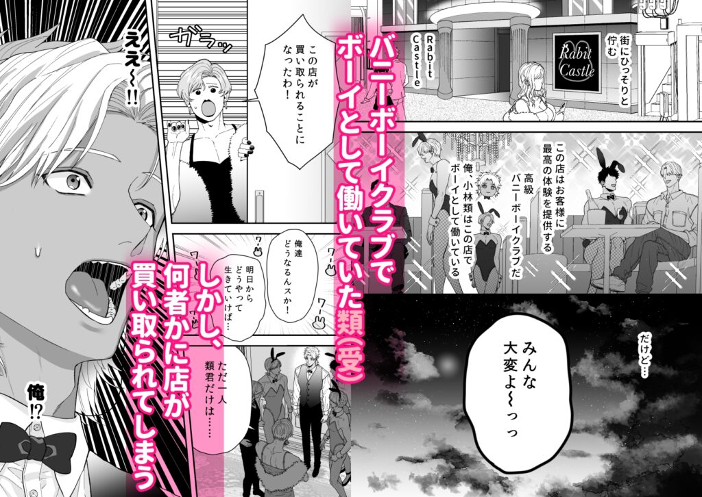 エッチ♡バニー 〜ボーイの俺がバニーになって恋人契約♡した件について〜　サンプル　ネタバレ