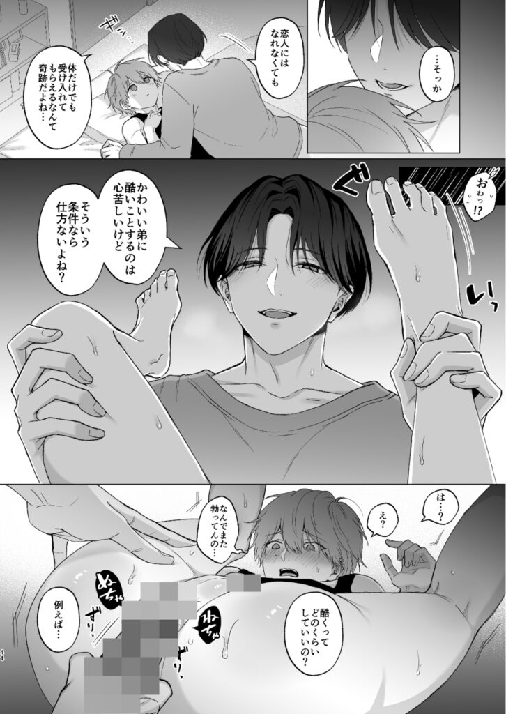 失恋して兄貴に慰められた話　サンプル　ネタバレ