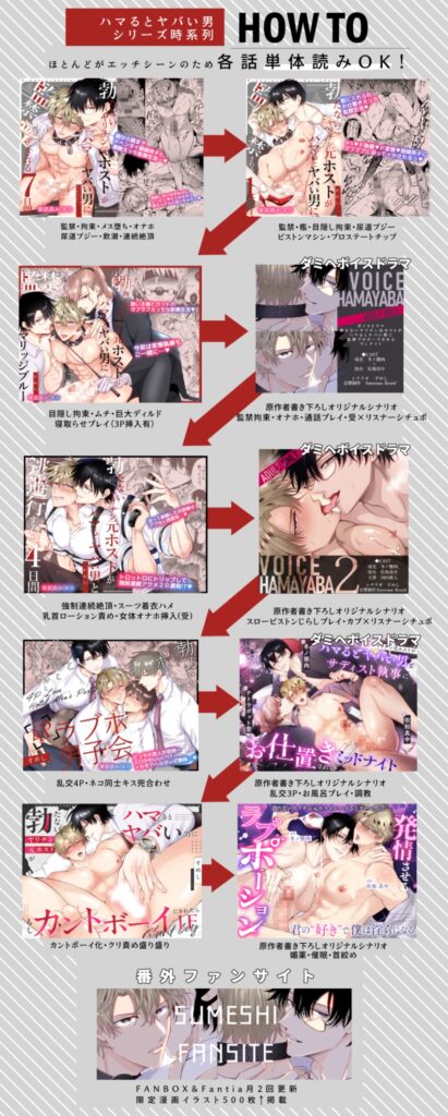 ハマるとヤバい男シリーズ　時系列表
